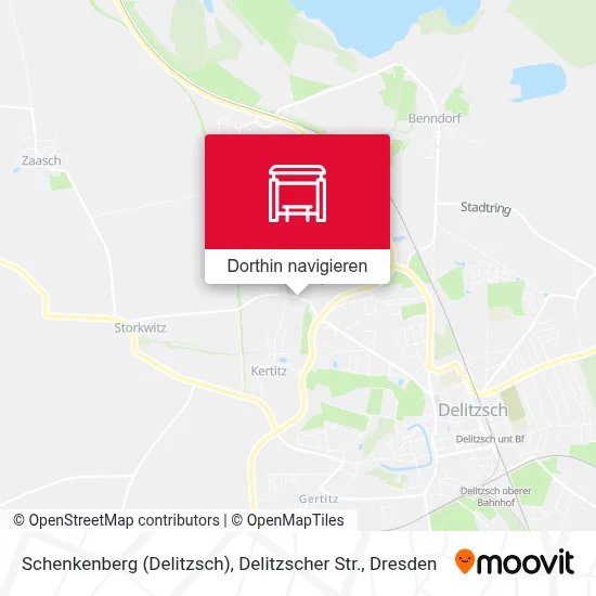 Schenkenberg (Delitzsch), Delitzscher Str. Karte