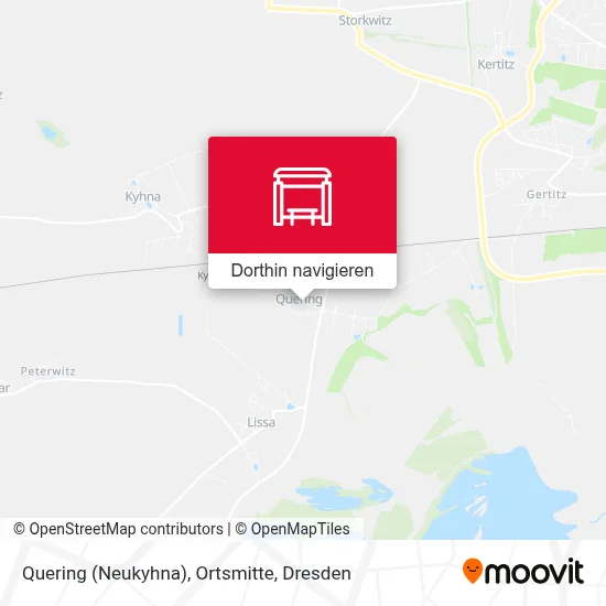 Quering (Neukyhna), Ortsmitte Karte