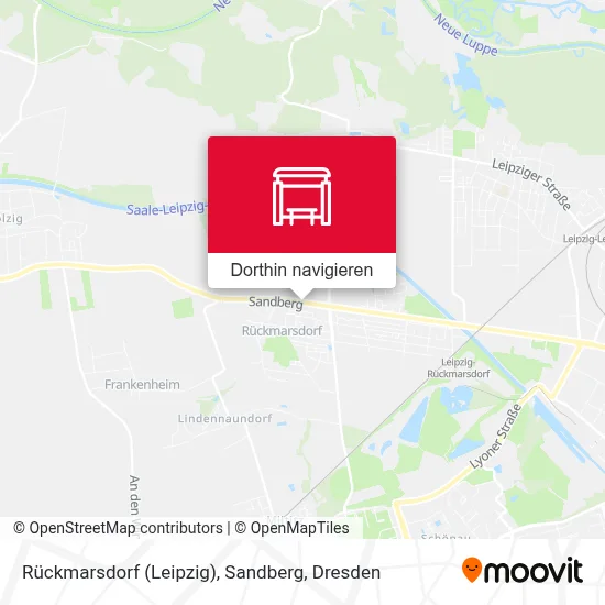 Rückmarsdorf (Leipzig), Sandberg Karte
