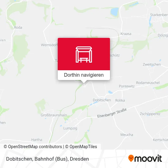 Dobitschen, Bahnhof (Bus) Karte