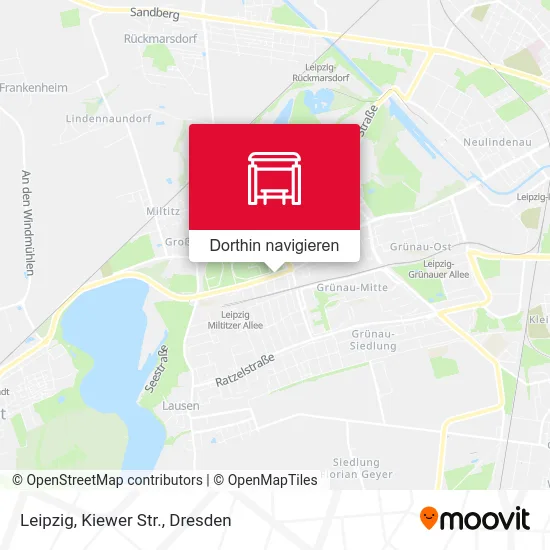 Leipzig, Kiewer Str. Karte