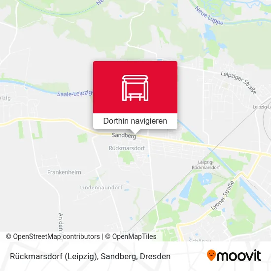 Rückmarsdorf (Leipzig), Sandberg Karte