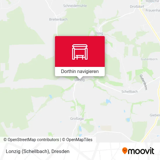 Lonzig (Schellbach) Karte