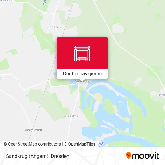 Sandkrug (Angern) Karte