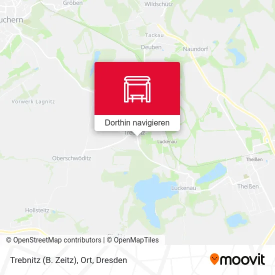 Trebnitz (B. Zeitz), Ort Karte