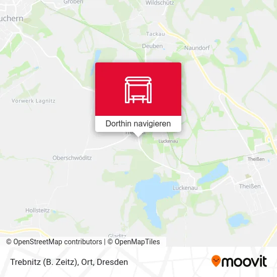 Trebnitz (B. Zeitz), Ort Karte