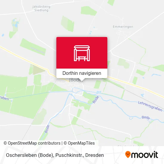 Oschersleben (Bode), Puschkinstr. Karte