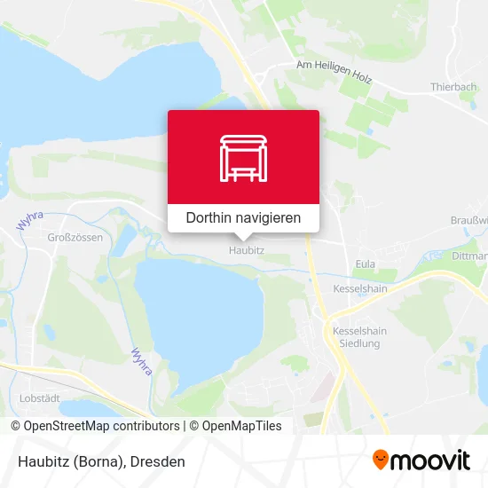 Haubitz (Borna) Karte