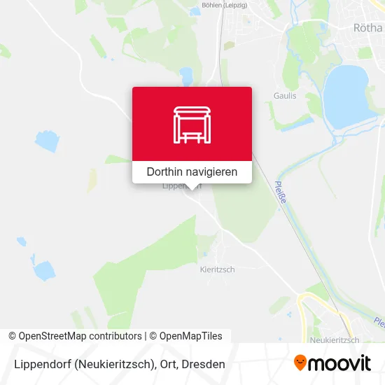 Lippendorf (Neukieritzsch), Ort Karte