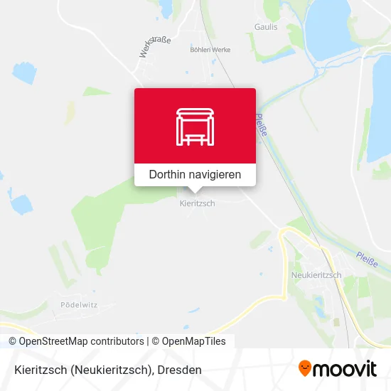 Kieritzsch (Neukieritzsch) Karte