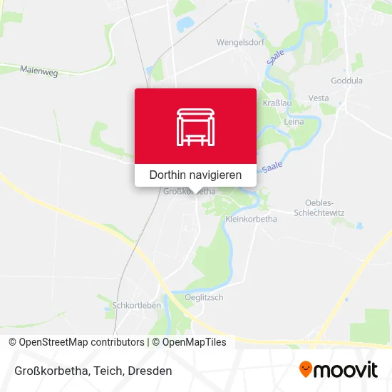 Großkorbetha, Teich Karte