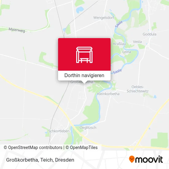 Großkorbetha, Teich Karte