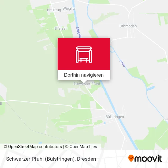 Schwarzer Pfuhl (Bülstringen) Karte
