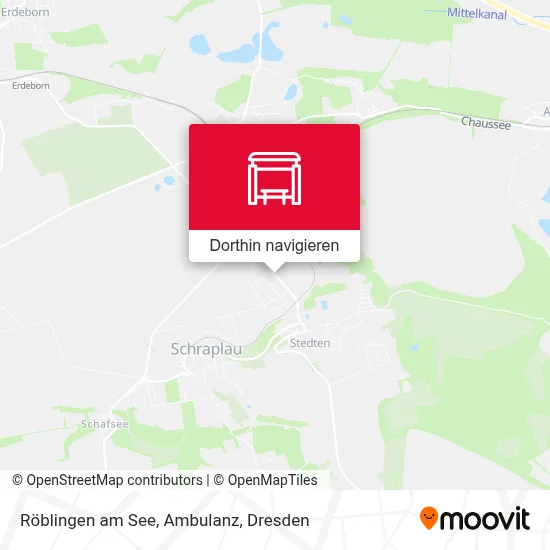 Röblingen am See, Ambulanz Karte