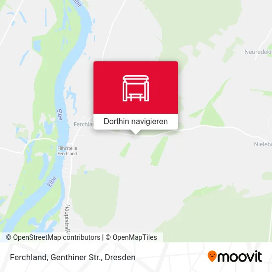 Ferchland, Genthiner Str. Karte