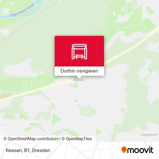 Reesen, B1 Karte