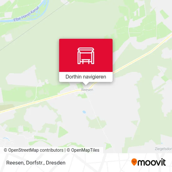 Reesen, Dorfstr. Karte