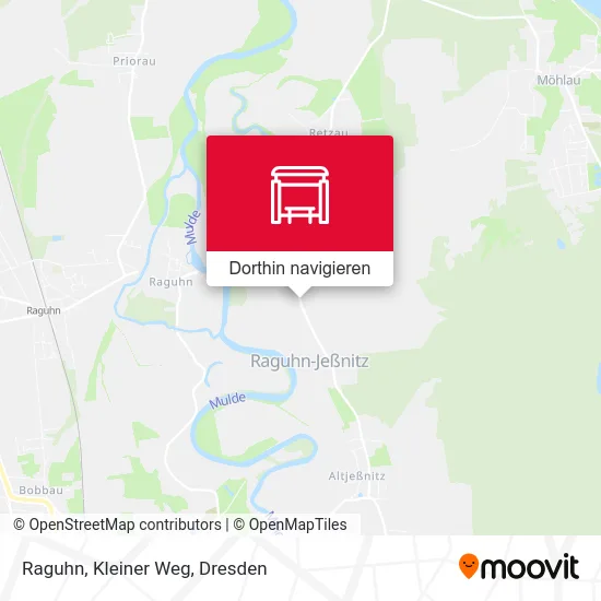 Raguhn, Kleiner Weg Karte