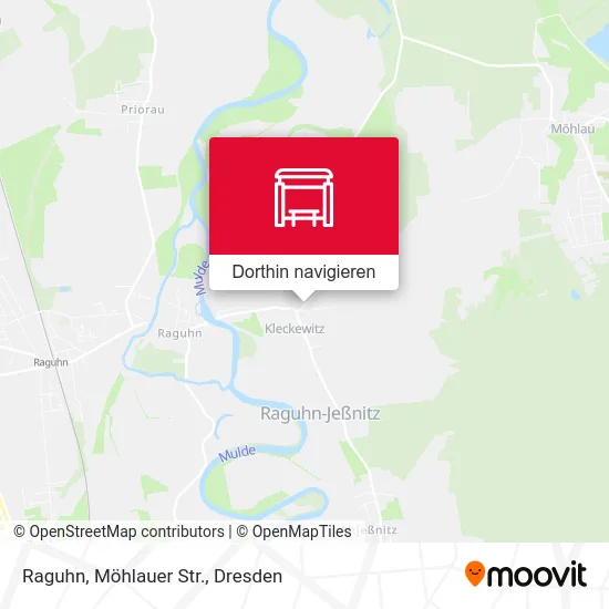 Raguhn, Möhlauer Str. Karte