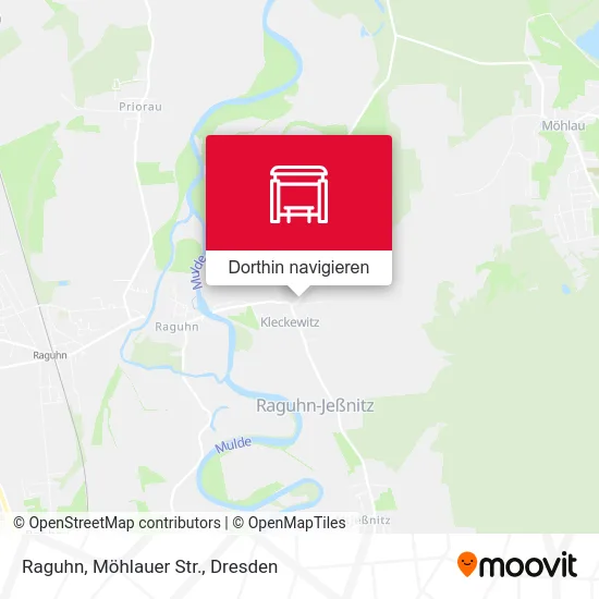 Raguhn, Möhlauer Str. Karte