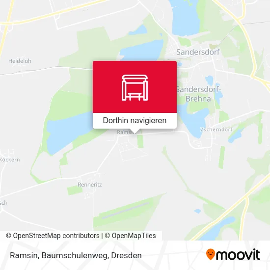 Ramsin, Baumschulenweg Karte