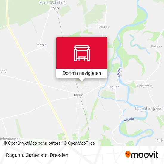 Raguhn, Gartenstr. Karte