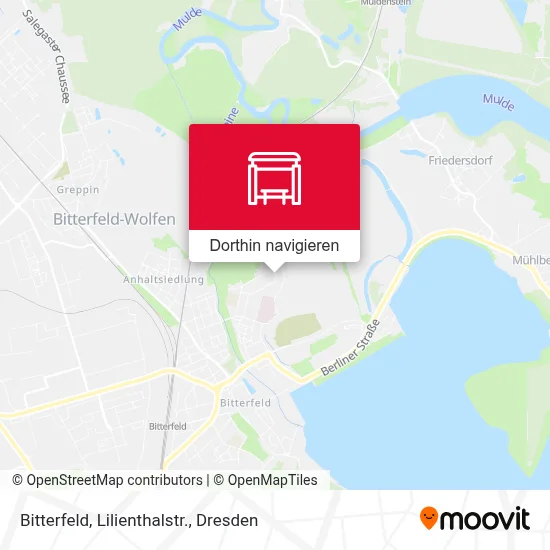 Bitterfeld, Lilienthalstr. Karte