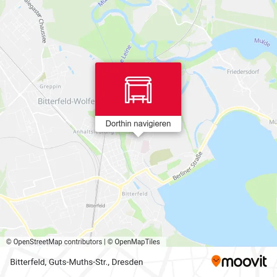 Bitterfeld, Guts-Muths-Str. Karte