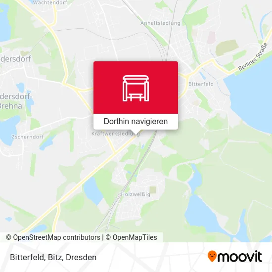 Bitterfeld, Bitz Karte