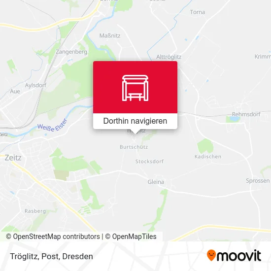 Tröglitz, Post Karte