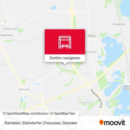 Barleben, Ebendorfer Chaussee Karte