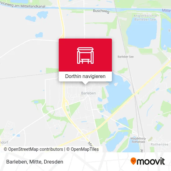 Barleben, Mitte Karte