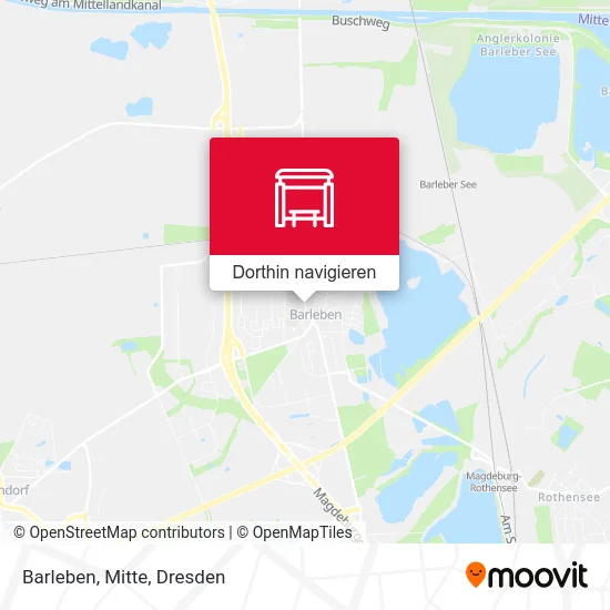 Barleben, Mitte Karte