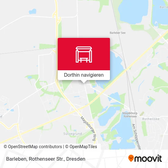 Barleben, Rothenseer Str. Karte