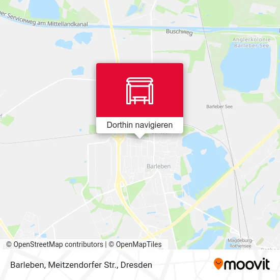 Barleben, Meitzendorfer Str. Karte