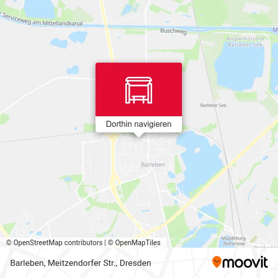 Barleben, Meitzendorfer Str. Karte