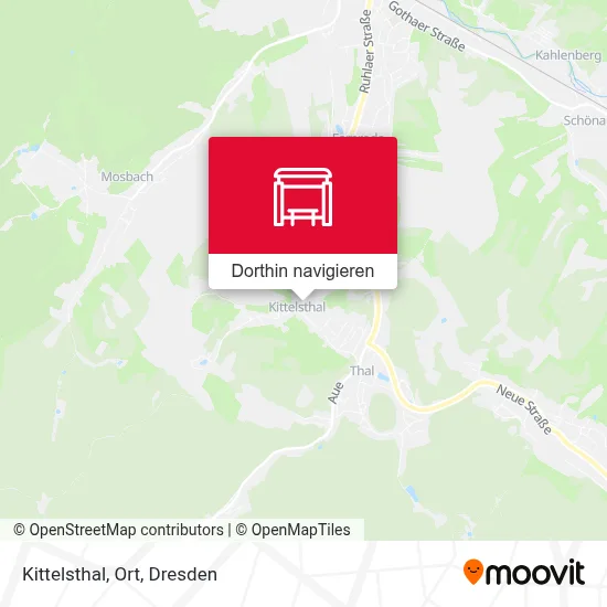 Kittelsthal, Ort Karte