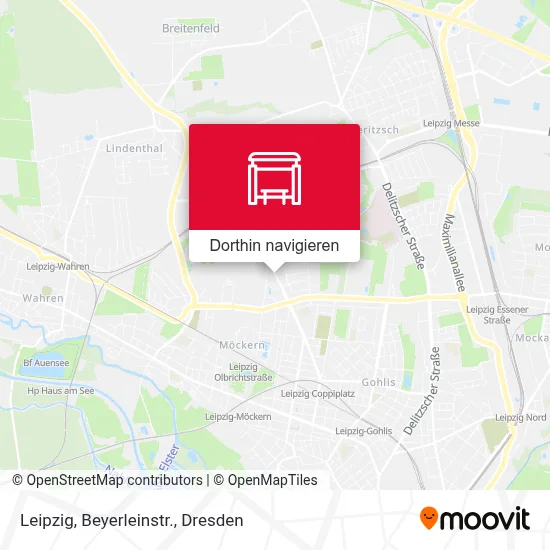 Leipzig, Beyerleinstr. Karte