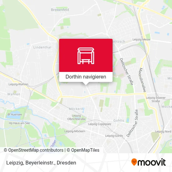 Leipzig, Beyerleinstr. Karte