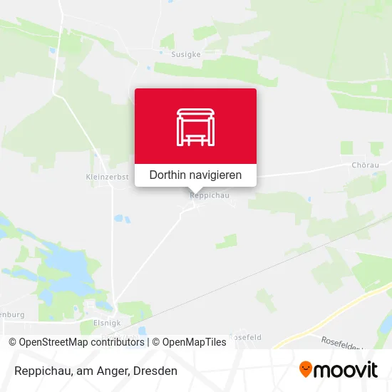 Reppichau, am Anger Karte