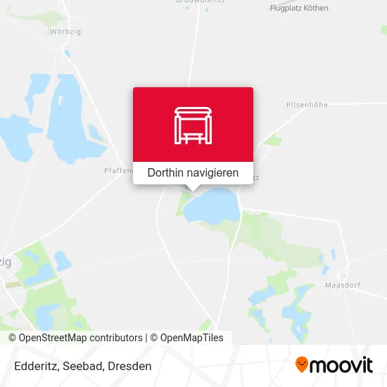 Edderitz, Seebad Karte