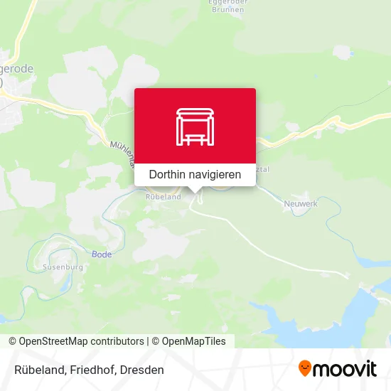 Rübeland, Friedhof Karte