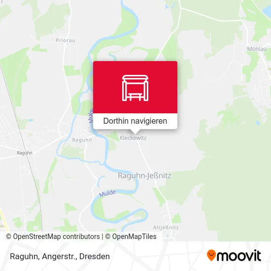 Raguhn, Angerstr. Karte