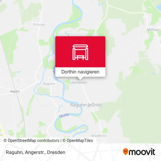 Raguhn, Angerstr. Karte