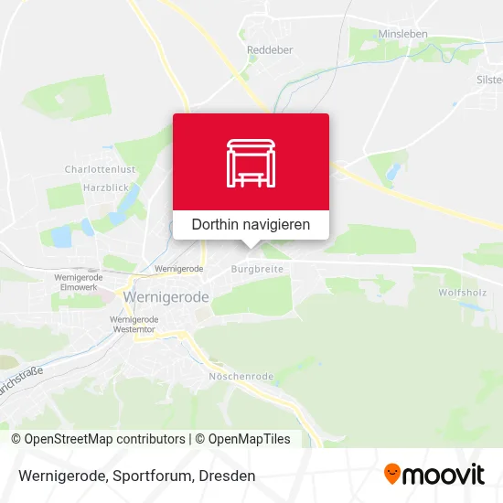 Wernigerode, Sportforum Karte