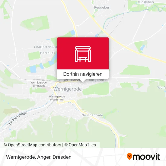 Wernigerode, Anger Karte