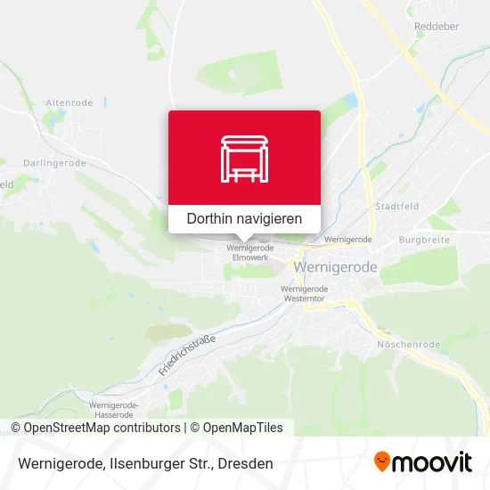 Wernigerode, Ilsenburger Str. Karte