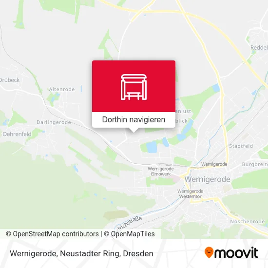 Wernigerode, Neustadter Ring Karte