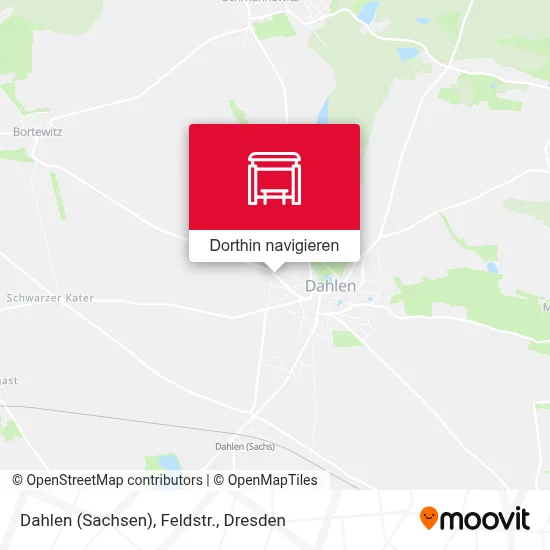 Dahlen (Sachsen), Feldstr. Karte