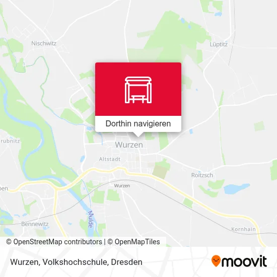 Wurzen, Volkshochschule Karte